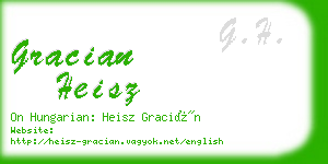 gracian heisz business card